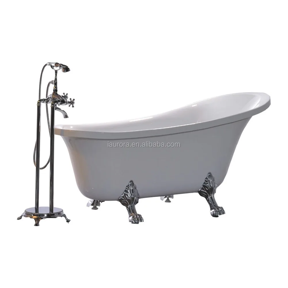 Classic Portable clawfoot Acrylic Freestanding Bathtub with Cheap Prices