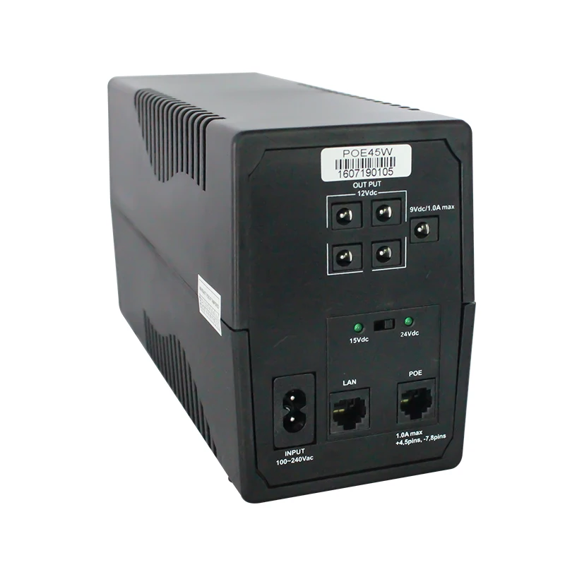 POE 45w UPS With Battery Backup for POE Network Device