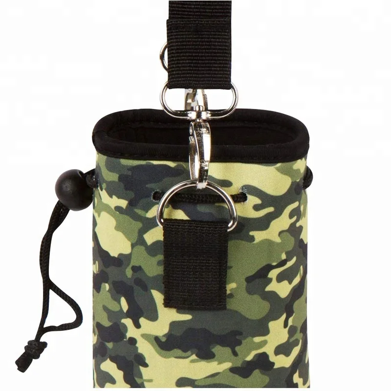 Custom Designed Neoprene Shoulder Carry Pouch for Water Bottles Cup Covers