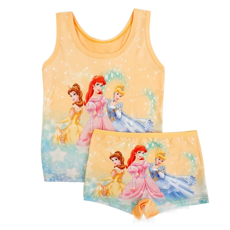 Принт с героями мультфильмов детские трусы-боксеры для девочек рисунком комплект нижнего белья в комплекте трусики детское нижнее белье шорты маленьких детей; Трусы пижамы детей возрастом от 2 шт./компл.