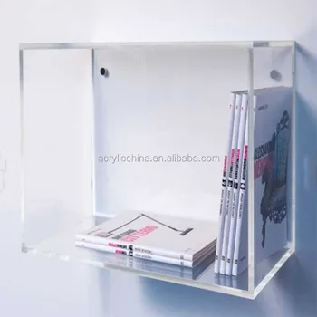 Wall Mounted Cube Clear Acrylic Storage Box Lucite Display Box - Buy  Storage Box,Acrylic Storage Box,Lucite Display Box Product on Alibaba.com