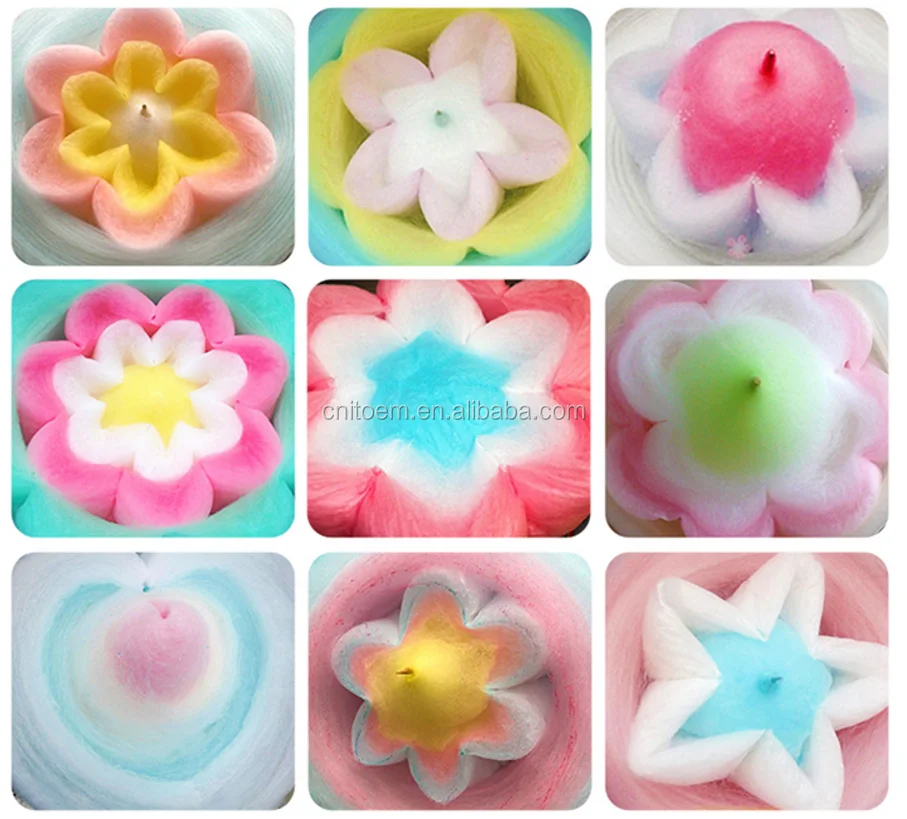 Промышленная машина для производства газовых хлопковых конфет