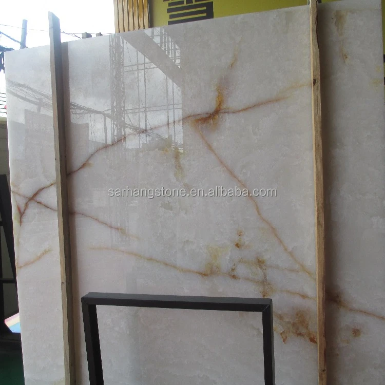 White Onyx Stone Slab