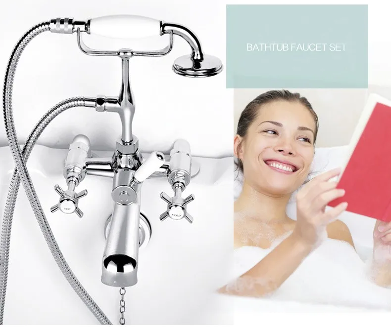 Classical Deck Mounted Bath Shower Mixer - Gold manufacture