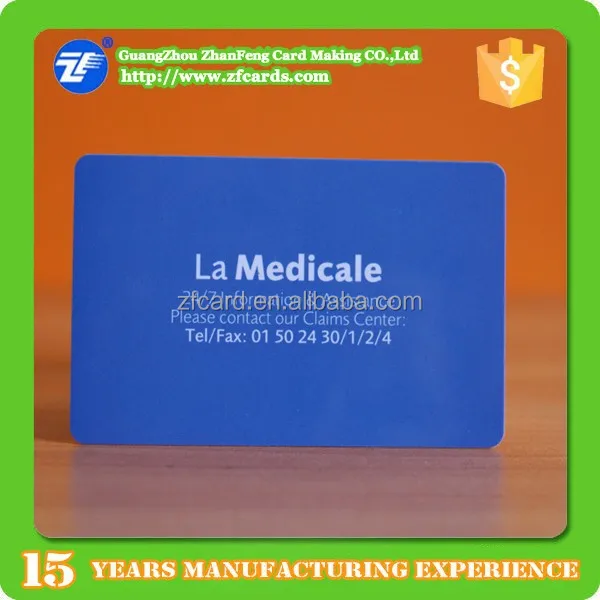Cmyk печать пластиковая бизнес RFID смарт-карты