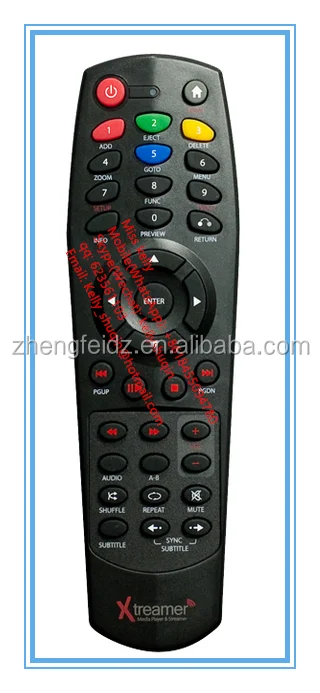 High Quality 35 Keys Satellite Receiver Set Top Box Remote Control for X Treamer Xtreamer