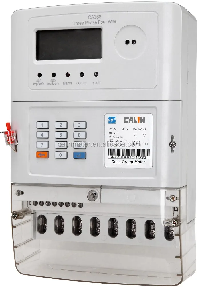 Factory Direct Sale Split Three Phase Sts Prepaid Meters Load Switch Tamper Guard Power Energy Meter