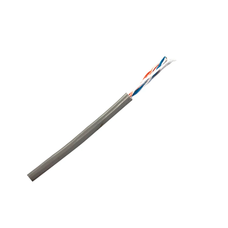 Communication 24 awg 2 pair flat telephone cable