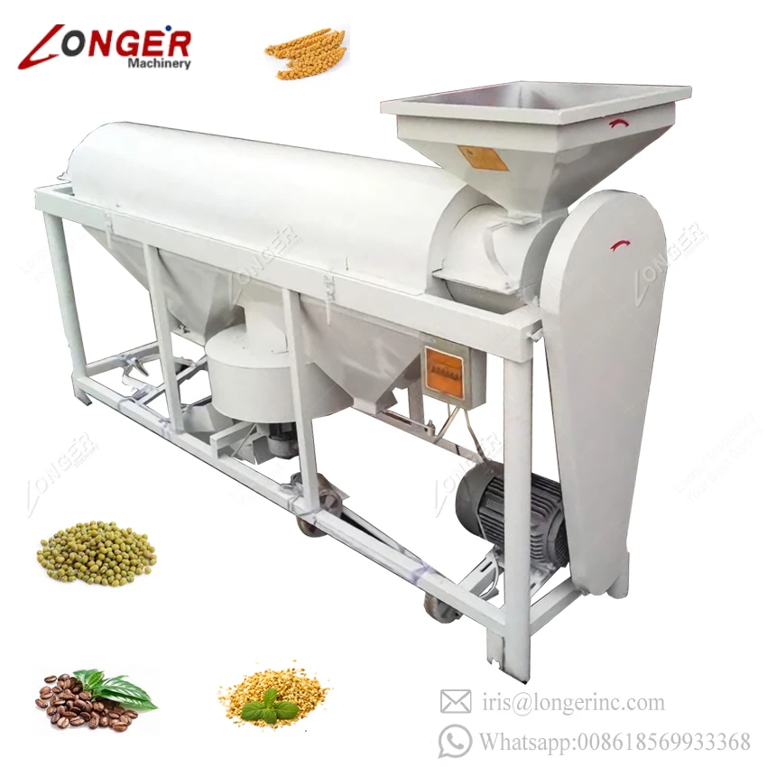 Automatic Wheat Cleaning Machine Longer Barley Bean Quinoa Bird Seed Polishing Corn Grains Maize Buckwheat Polisher Machinery