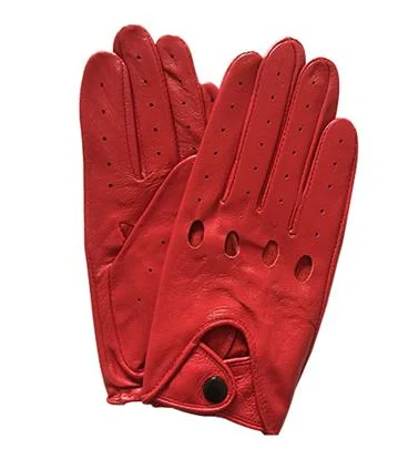 Перчатки Красные Кож Фото