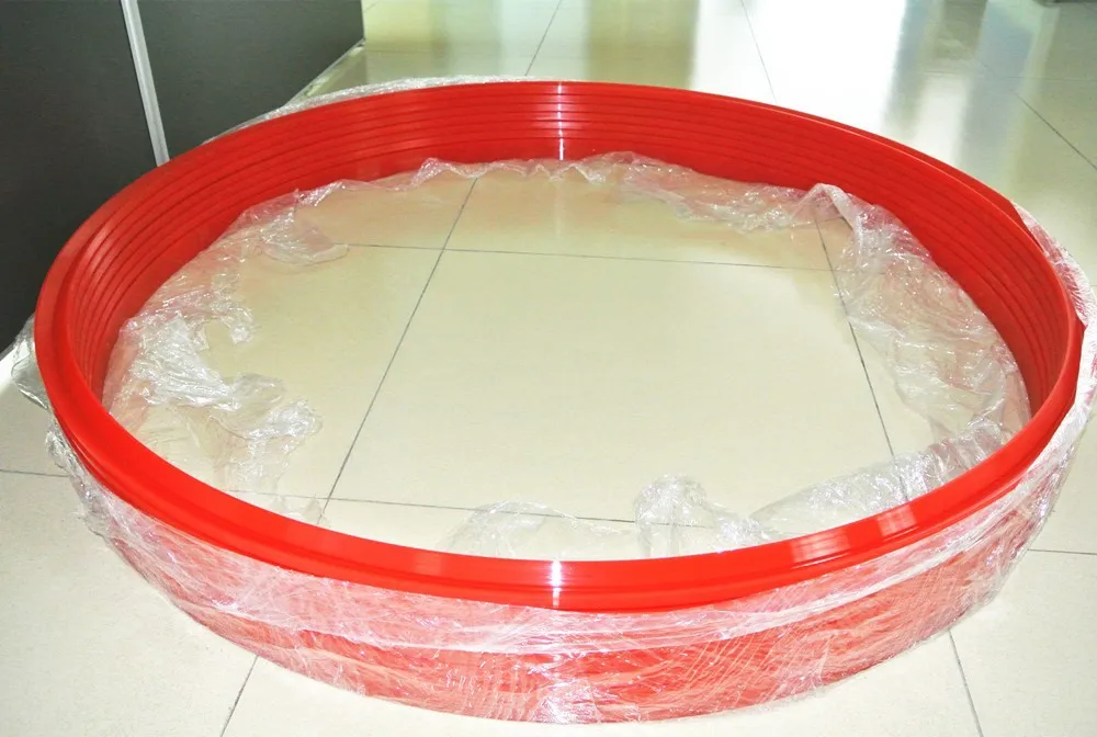 Large Hydraulic 3 Way Seal D Shape Body Seal Strip Multiple Lip Chevron