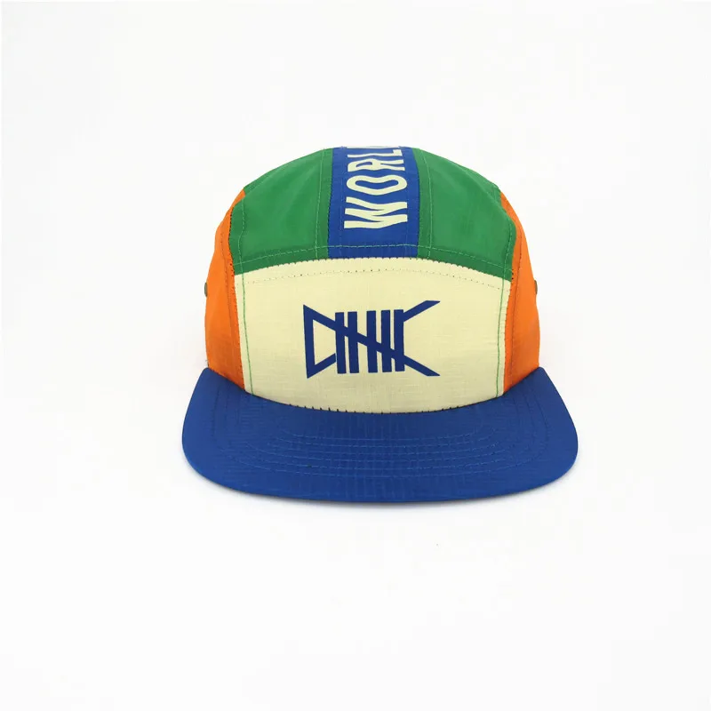 Ministry of Culture - Handmade 5 Panel Camp Hat, Blue Multi