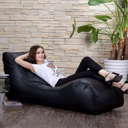 Modern style chaise lounge long living room sofa outdoor waterproof cool lazy bean bag bed chair NO 2