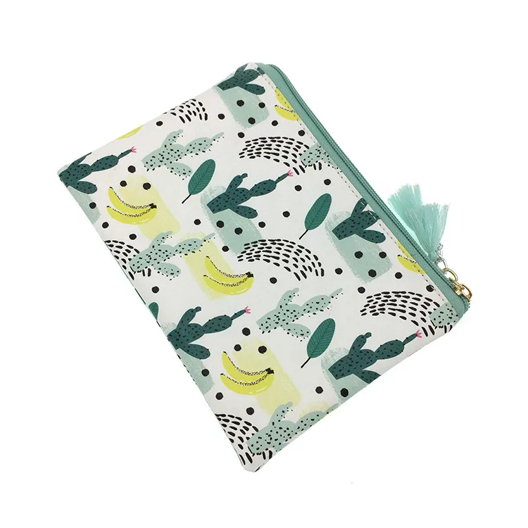 Cosmetic Pu Leather Zipper Make up Pouch