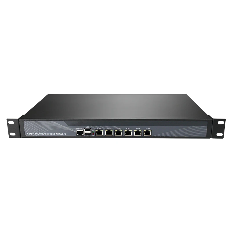 Intel Atom D525 network router 6lan hardware firewall mini pc firewall ...