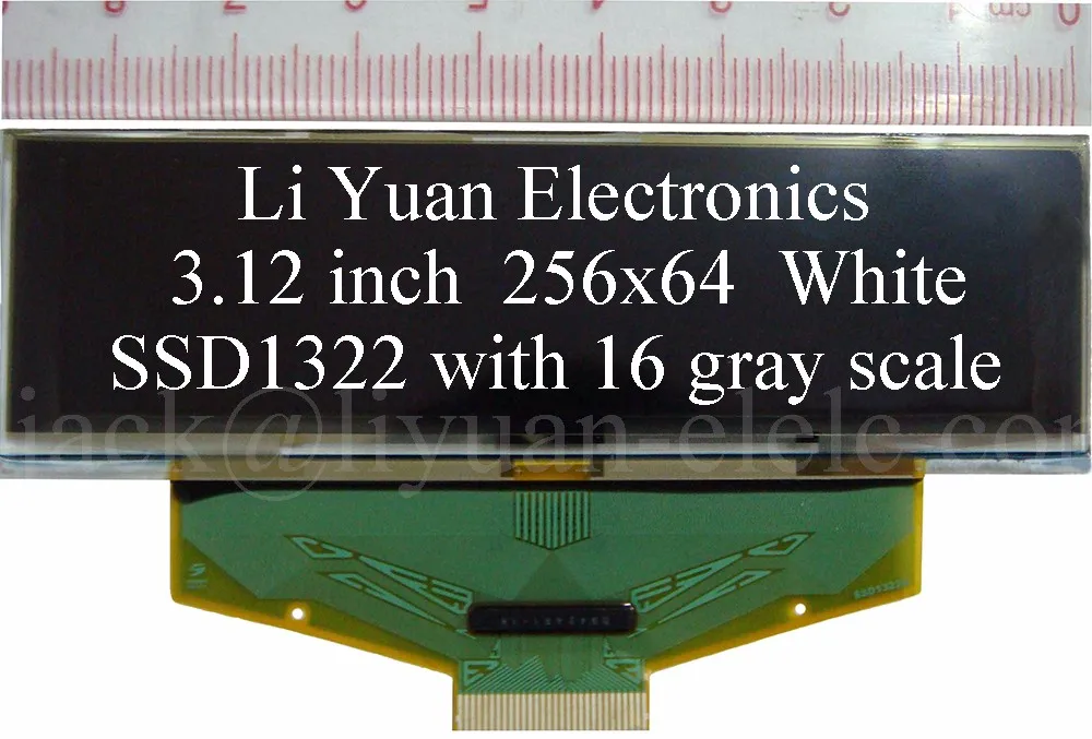3,12 Zoll OLED Display 256x64 - SSD1322 Treiber Mit SPI/Parallel Schnittstelle