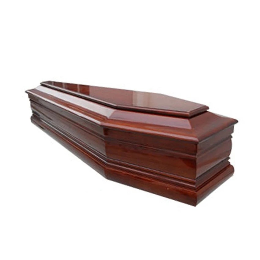 JS-E301 Cheap Italian style wooden used caskets and coffins for sale