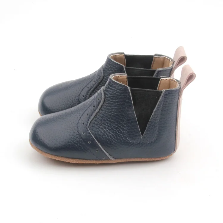 Оптовая продажа обуви BEIBEINOYA, детские кожаные ботильоны с мягкой подошвой