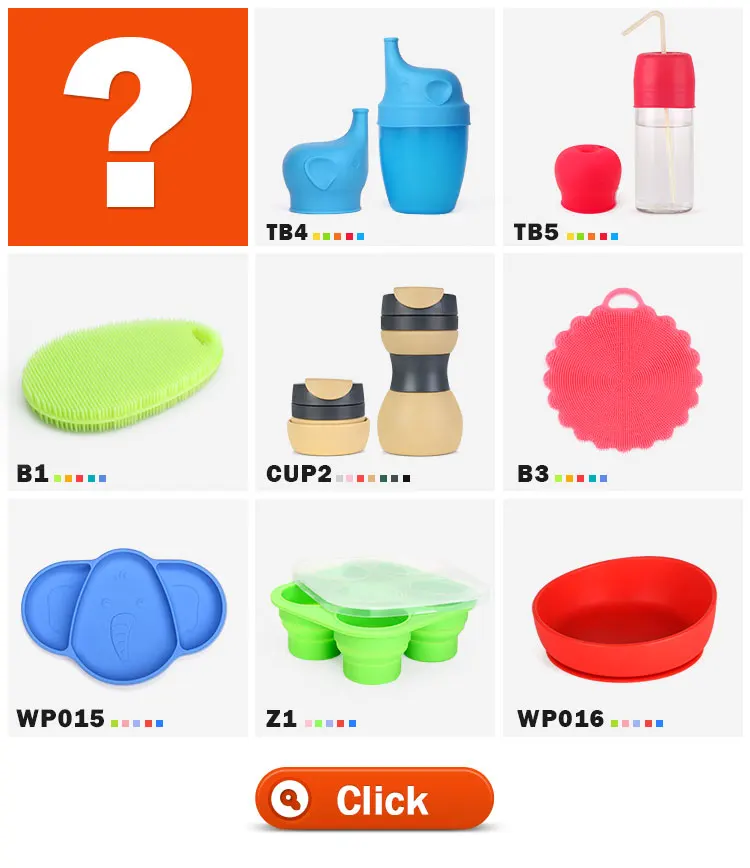 Custom Ecofriendly Collapsible Silicone Baby Food Storage Container