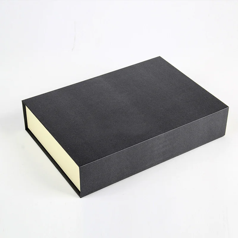 Роскошная матовая Складная магнитная подарочная упаковочная коробка ручной работы на заказ