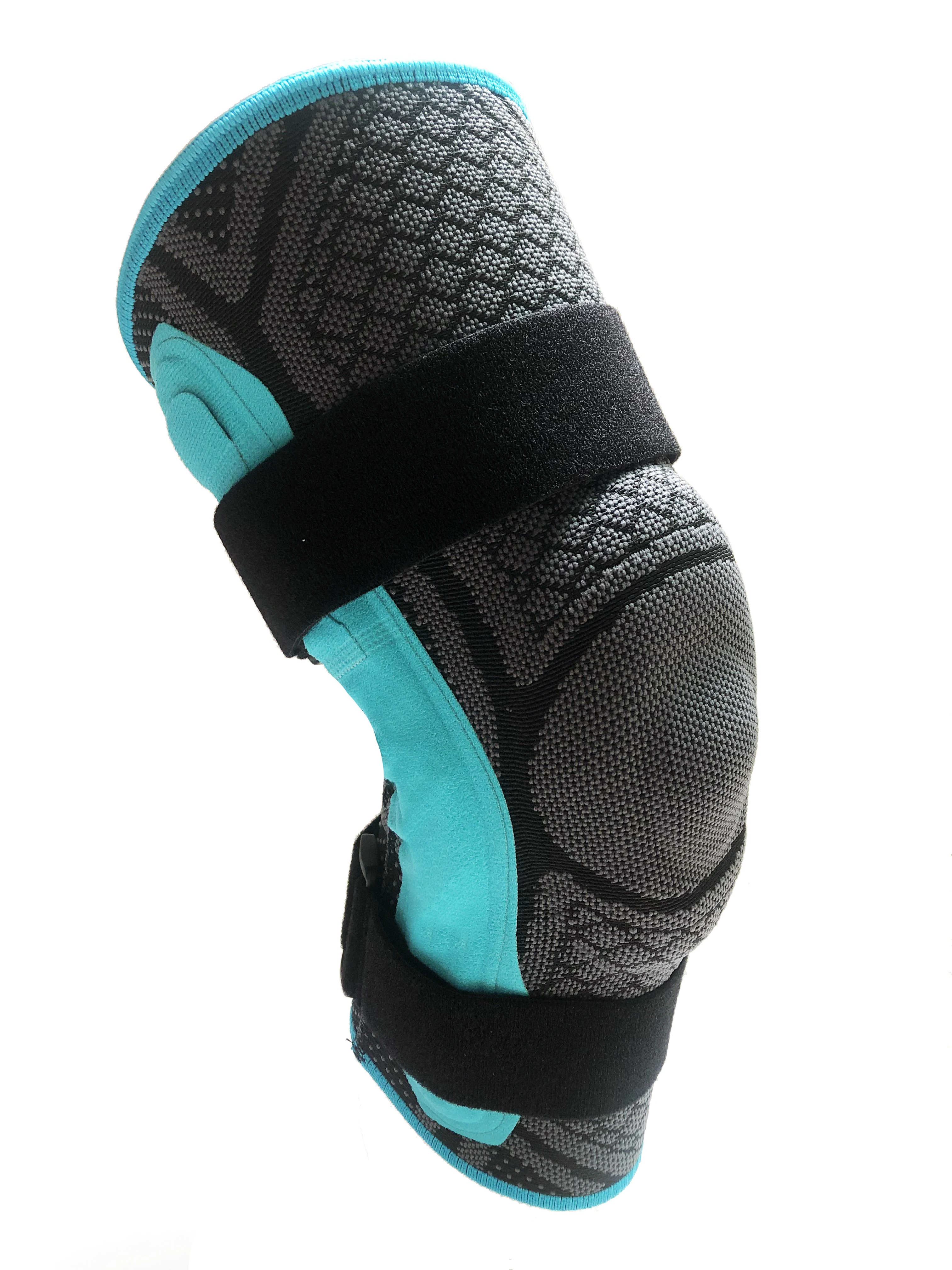 Custom Adjustable Knee Compression Brace Sleeve With Straps And Side