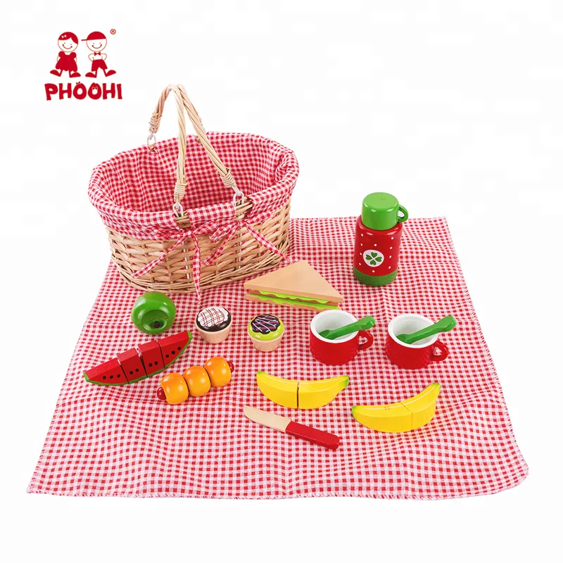 PICKNICKKORB Picknickset Spielzeug Lebensmittel Spielküche Kinderküche Kinder 