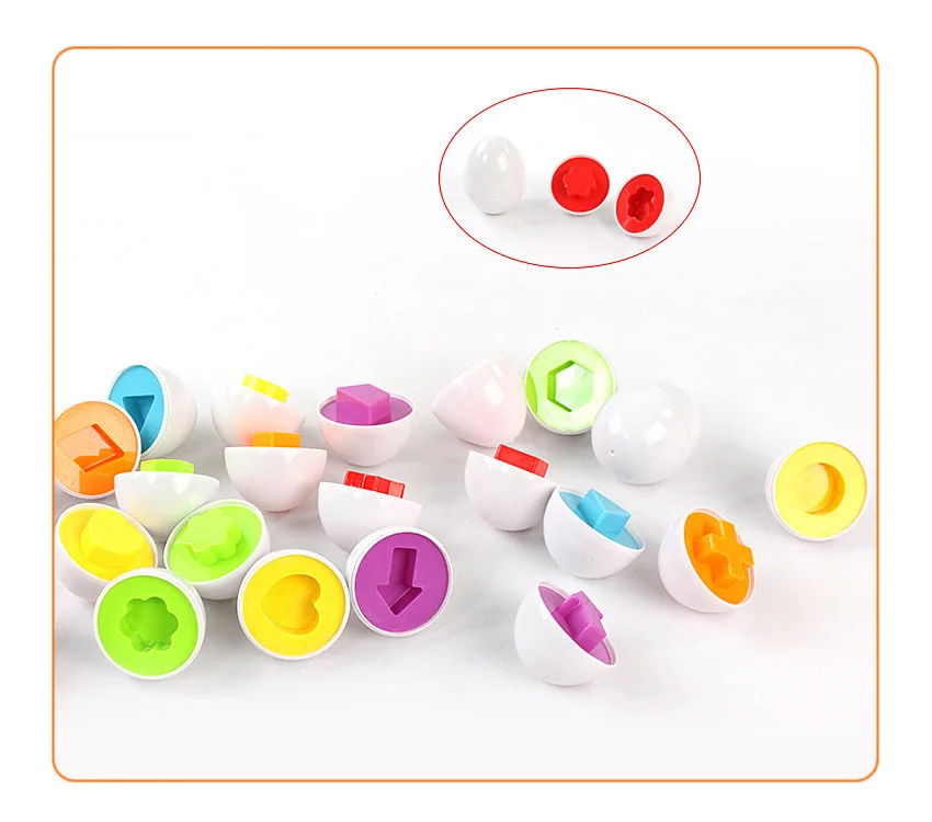 Smart Toys Shape and Color Puzzle Matching Eggs for Toddlers