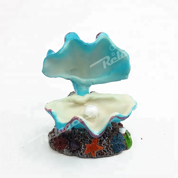 Aquarium Shell Decoration Bubble Decoration for Fish Tank Aerating ...