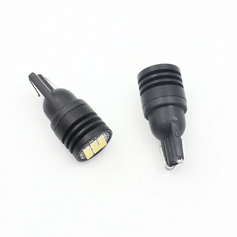 FSYLX Auto W5W 501 194 Canbus LED Bulb T10 Car LED Bulbs Canbus Error Free 501 T10 6SMD 3020 LED Car Interior Lights Lamps