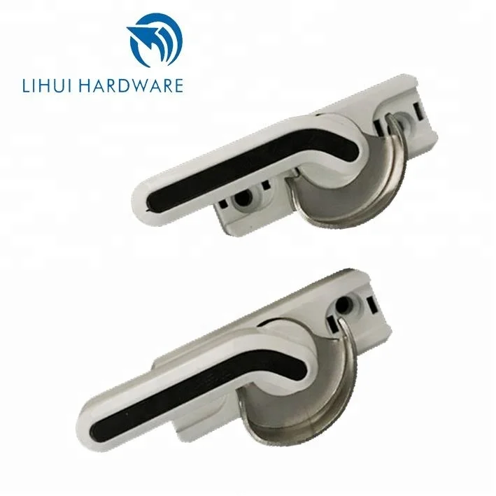 Раздвижное окно ПВХ полумесяц замок