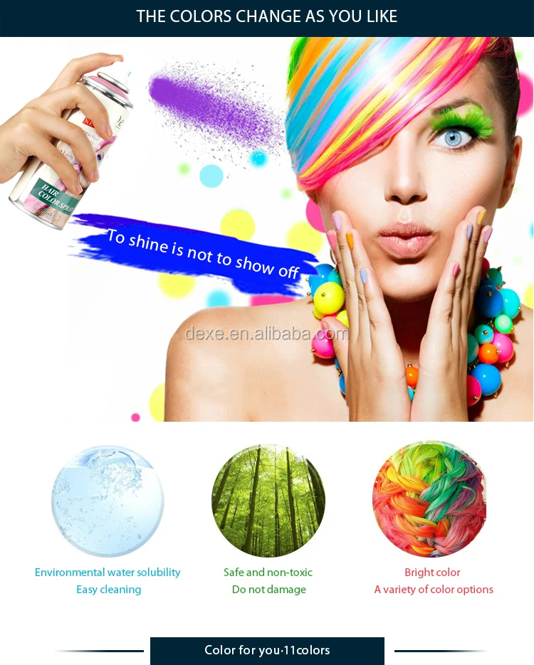 hot sales most color spray hair manufacturer private label OEM ODM