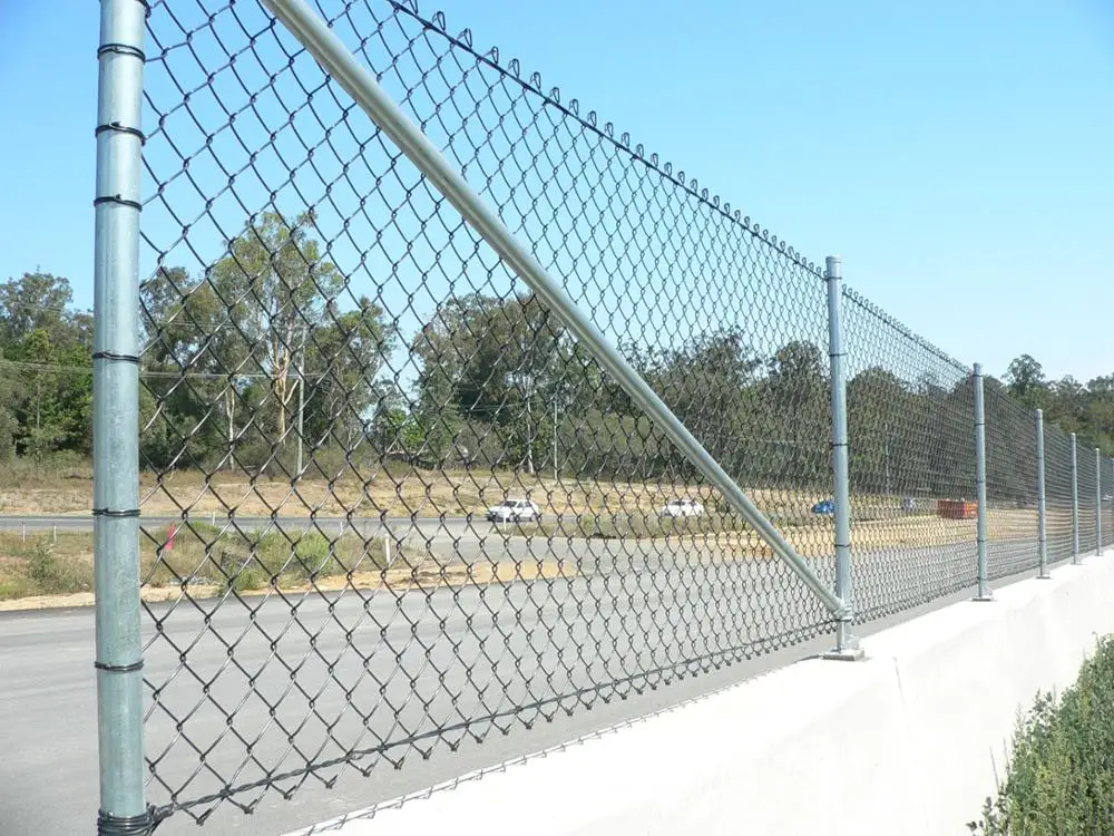 Galvanized Iron 10x10 Chain Link Fence Panels