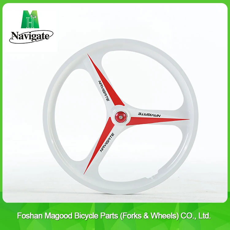 Original Navigate 20''  3 Spoke Mag Bike Wheel Set City BMX Bicycle Rims  MTB    V Brake Disc Brake Front Rear Cassette Hub Rims
