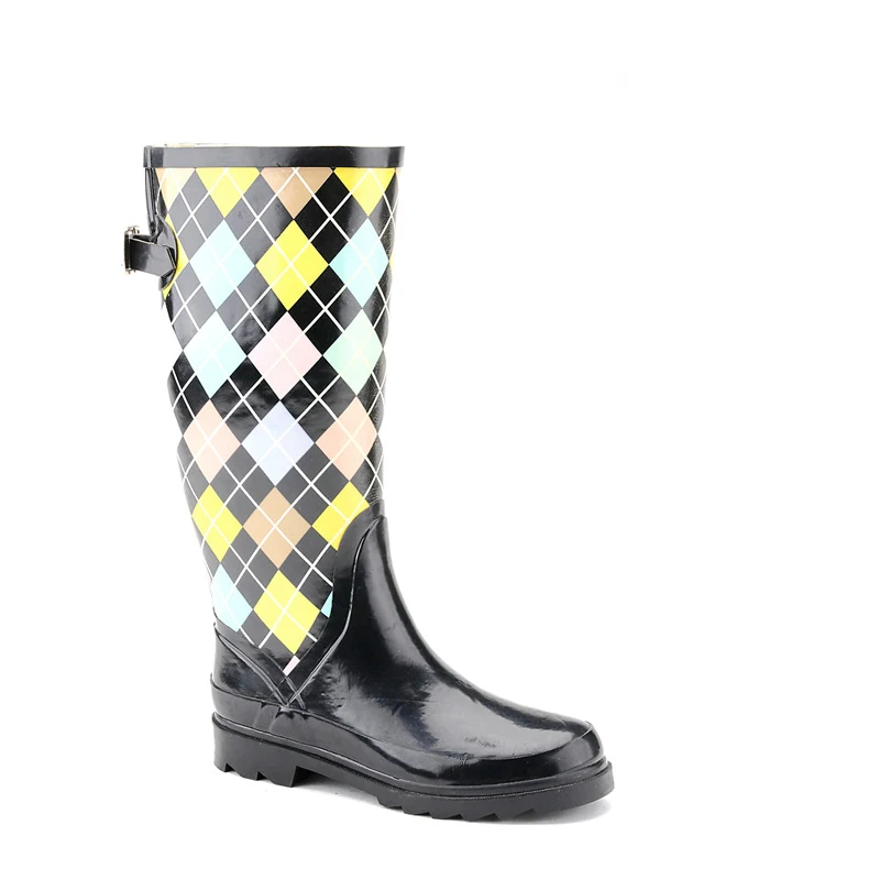 leopard ankle rain boots