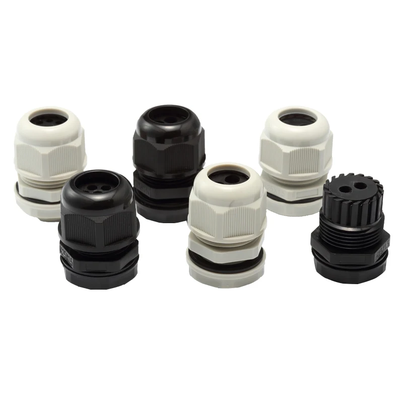 IP68 водонепроницаемый плоский кабельный сальник M20