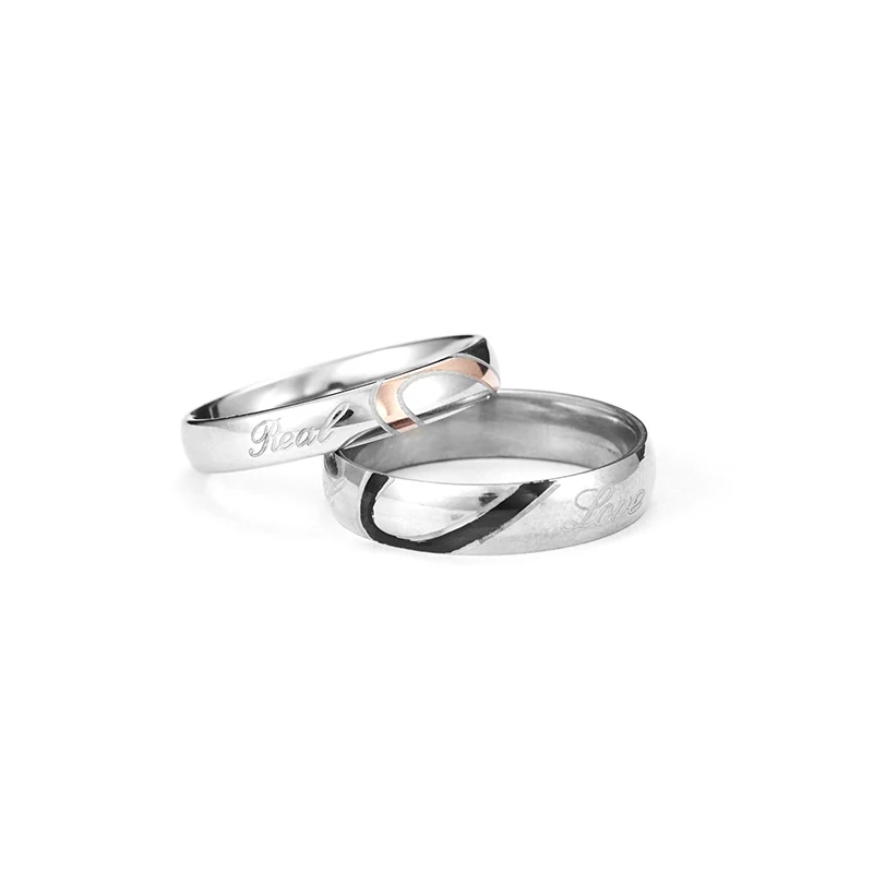 Simple Engraved Lover Ring Jewelry 