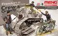 Meng Model HS 005 1 35 French FT 17 Light Tank Crew Orderly tank not included