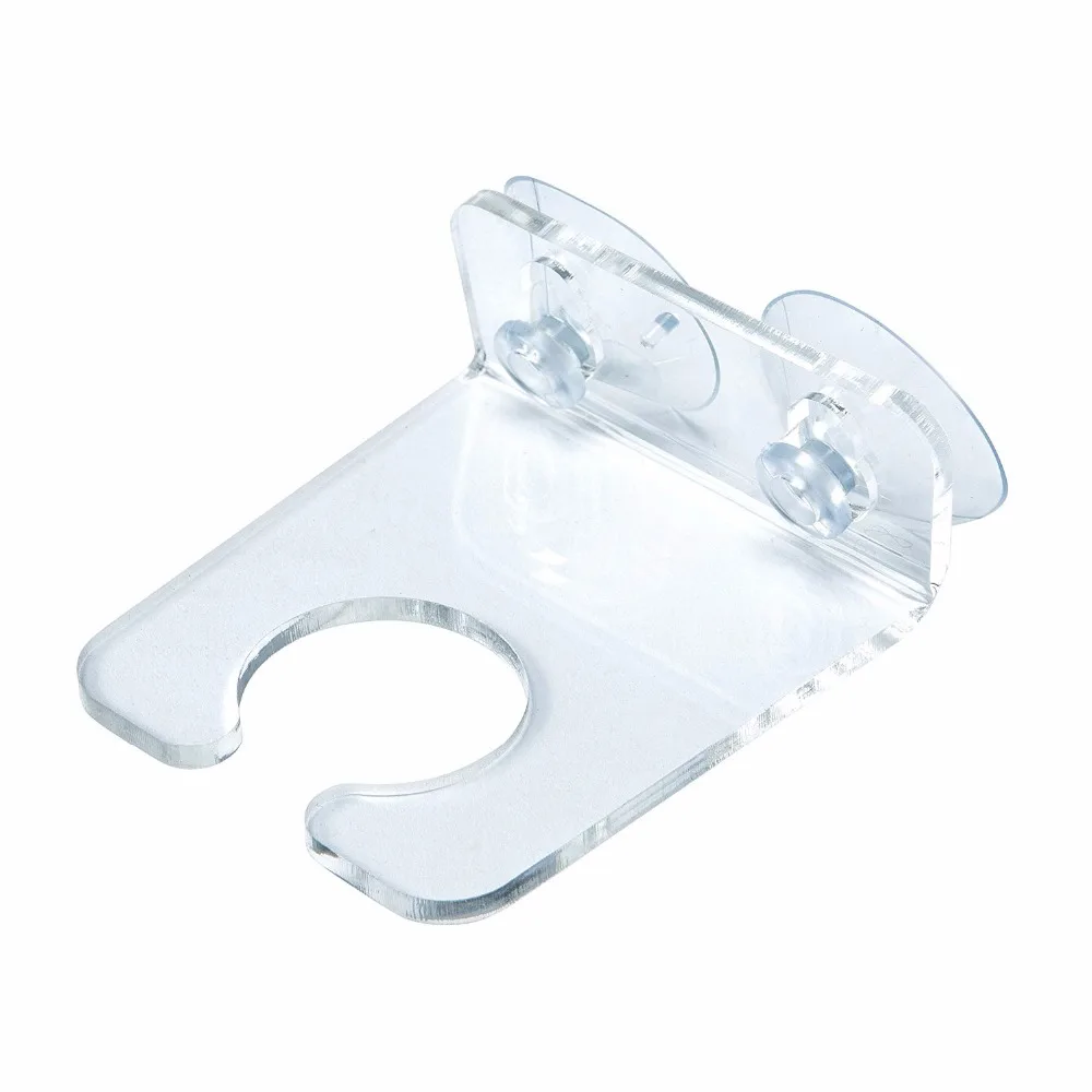 Custom Modern Clear Acrylic Shower Caddy Bathtub Wine Glass Cup Holder