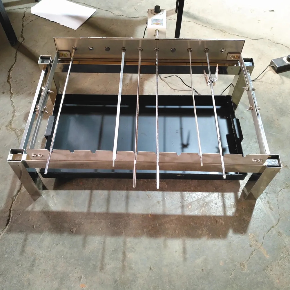 BBQ Motorized AutoSkewers Rotating Shish Kabob Automatic Rotisserie Grill