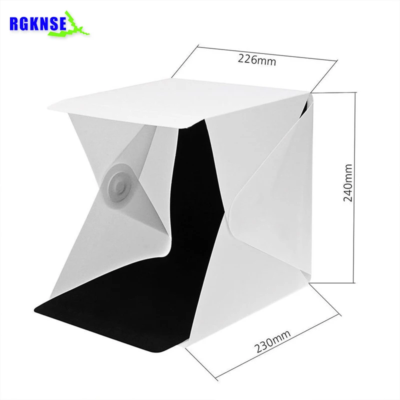Foldable Portable Mini USB Photography Equipment Softbox Led Light Portable  20CM 30CM 40CM Mini Photo Studio