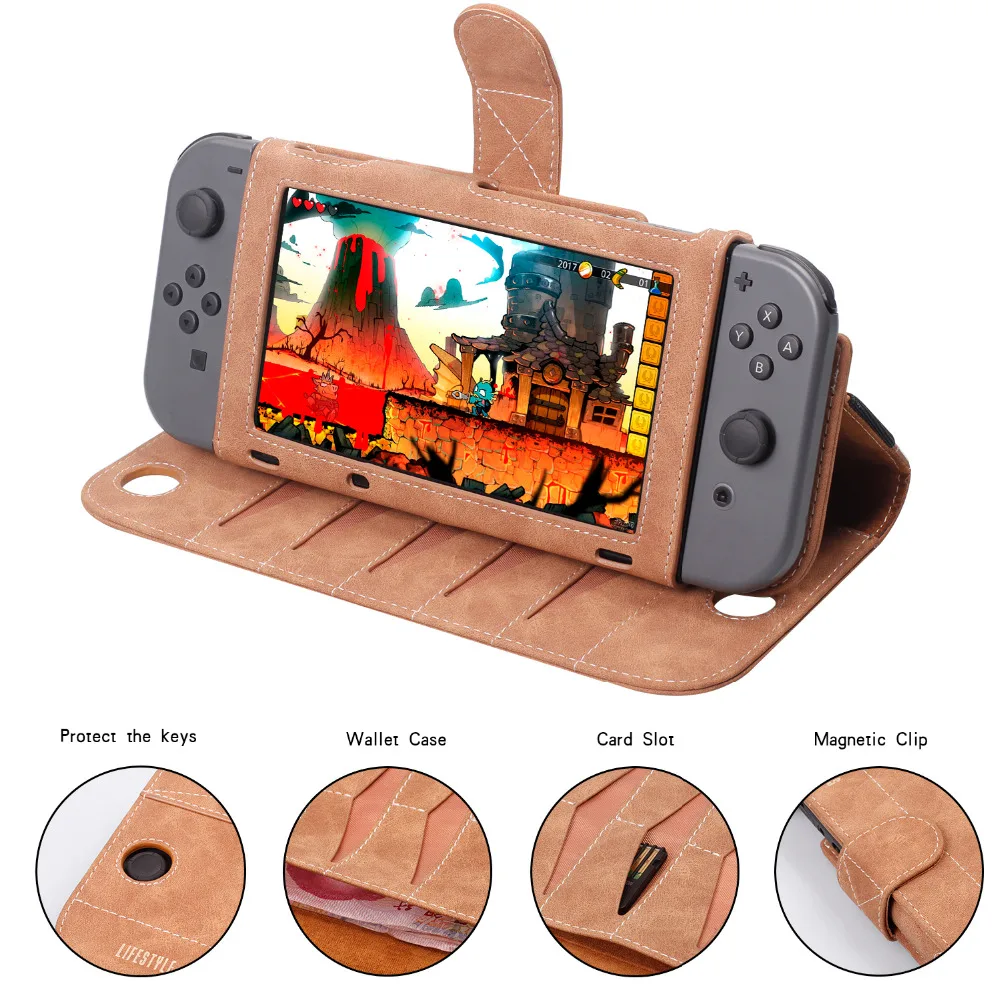 nintendo switch clip on case