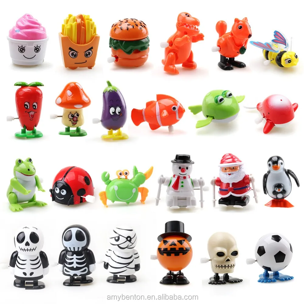 Pack De 5 Juguetes De Cuerda Retro – Figuras De Animales Aleatorias, Ideales Para Fiestas Y Premios Escolares