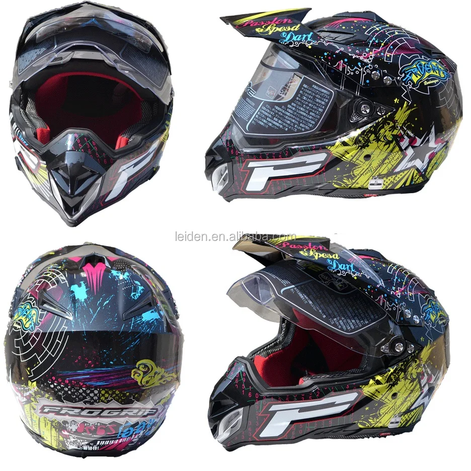 モトクロス　ヘルメット モトクロスキツネヘルメットWith Full FaceシールドVisor
