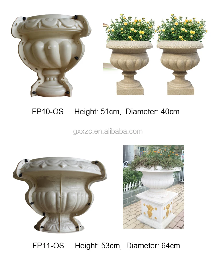 High Quality Planters For Garden Decoration Flower Pot Molds Concrete ...