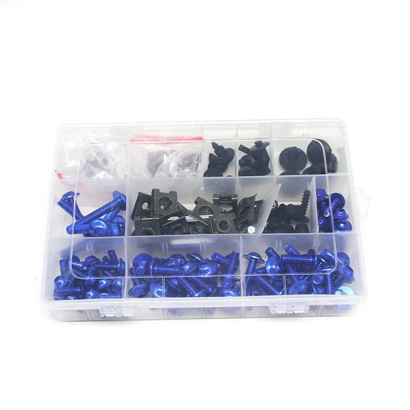 Универсальный алюминиевый CNC обтекатель лобового стекла мотоцикла модифицированные болты наборы гаек крепежные зажимы винты для CBR GSXR YZF YBR