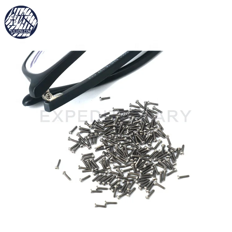 Free Samples Gr2 M1 Small 1mm Pan Head Titanium Screws Never Rust