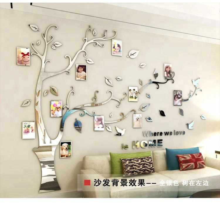 Home Decoration Family Memory Tree Wall Decor  Living Room Art House  Wall Stickers Decoration