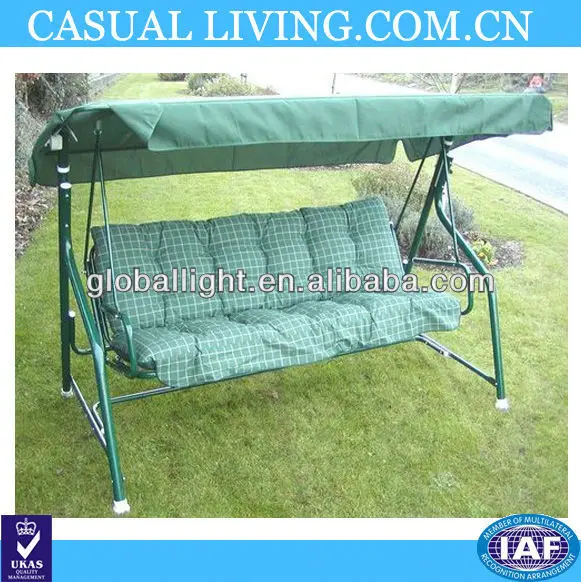 three seater garden swing