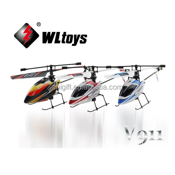 Wltoys V911 2.4G 4CH シングルブレードRCヘリコプター 赤/青/オレンジ