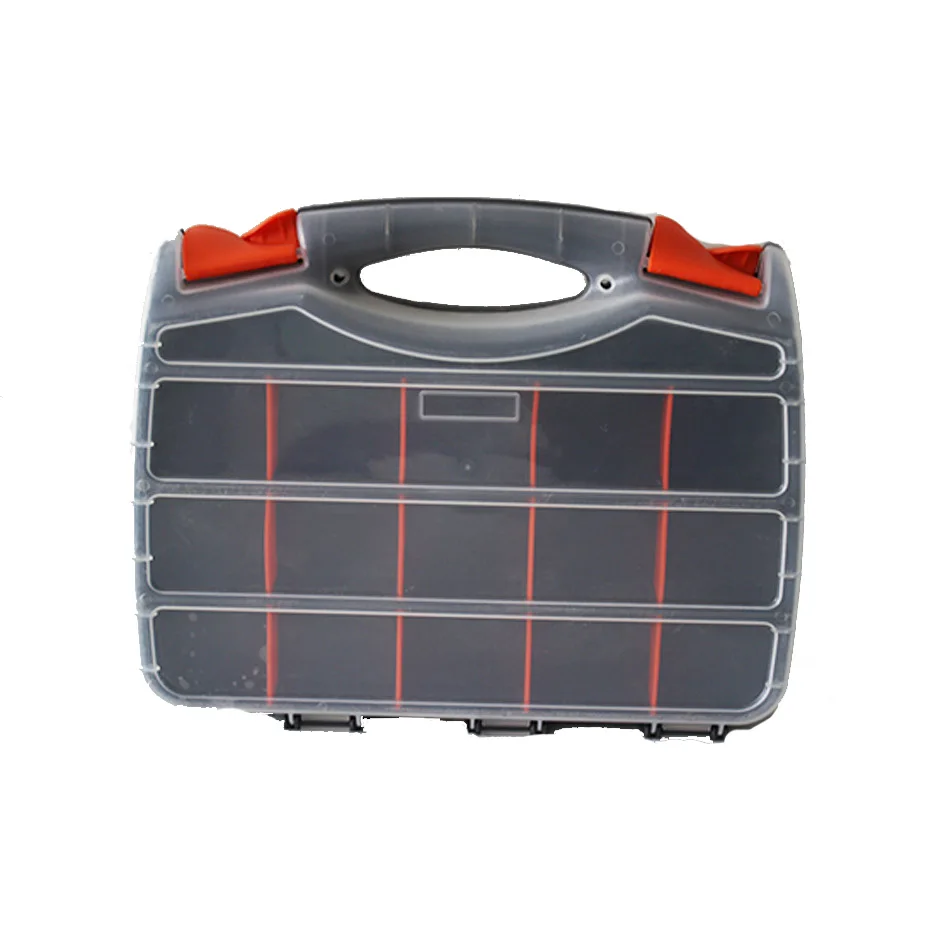 30 Compartment Professional Tool Organiser Case Box Storage Double Sided Plastic Organizer Boxes